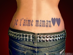 big up a ma mere  ''peace love